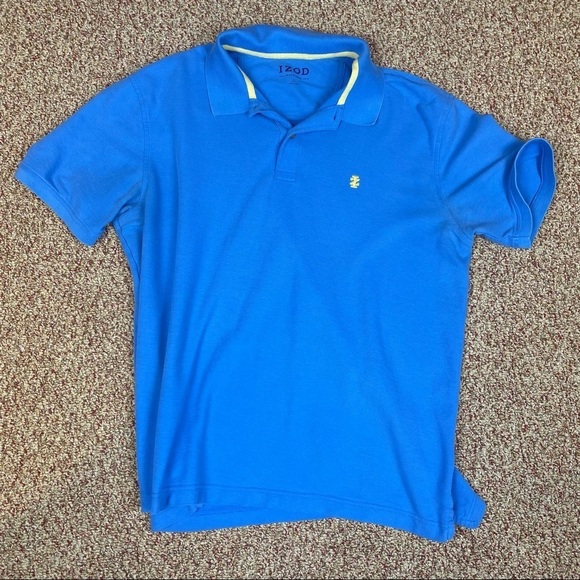 Izod Light Blue Polo Shirt - Picture 1 of 5
